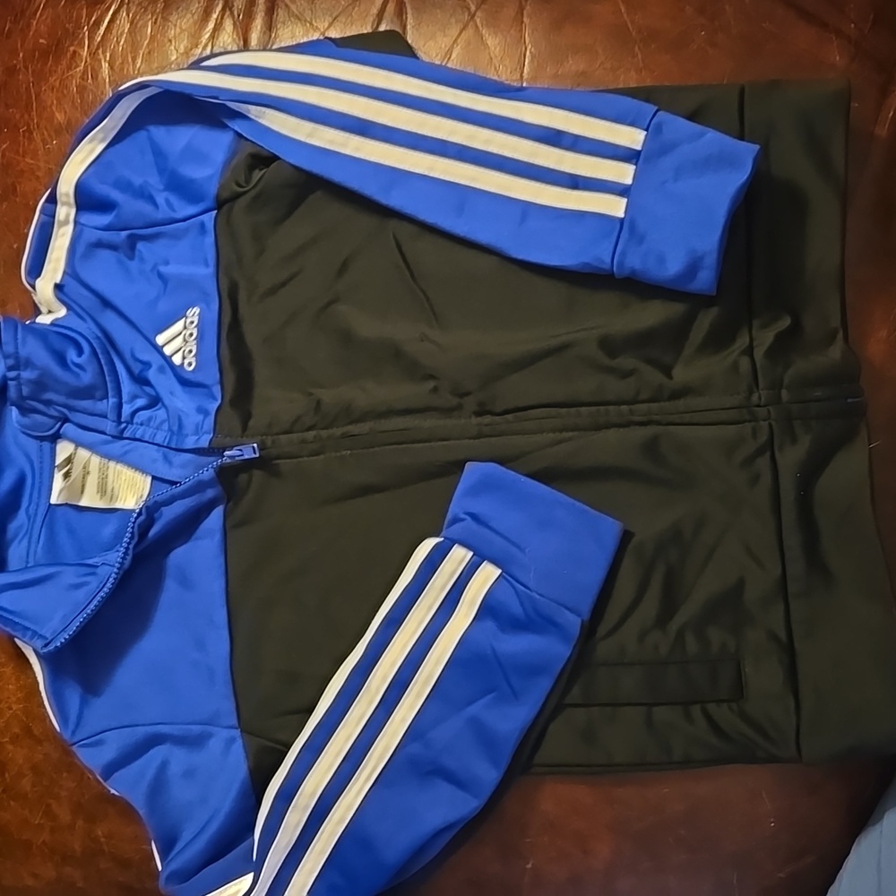 Adidas Size 5 Kids Full Zip Jacket